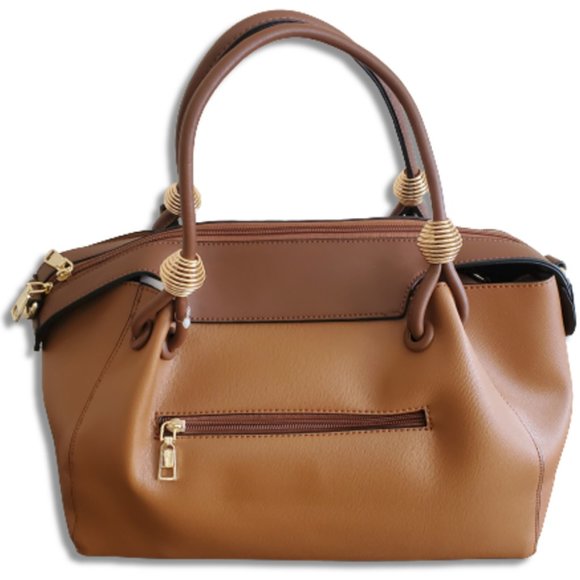 INZI LARGE TOTE BROWN HANDBAG - Picture 2 of 9